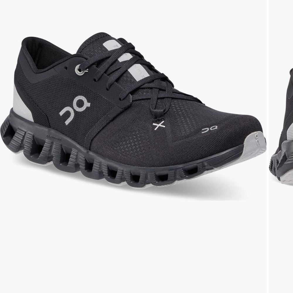 On Running Black and Gray Athletic Shoes